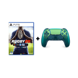 PlayStation 5 (PS5) DualSense Wireless Controller - Chroma Teal + Rugby 2025 (PS5)