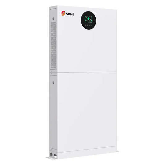 SRNE All-In-1 Vertical Energy Storage System with 5kW Inverter and 5.12kWh Battery