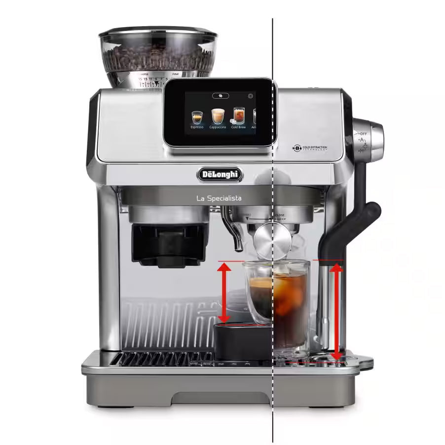 DeLonghi La Specialista Touch Manual Pump Bean to Cup Coffee Machine EC9455.EX2