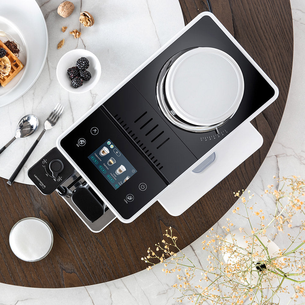 DeLonghi Rivelia Bean To Cup Coffee Machine Arctic White