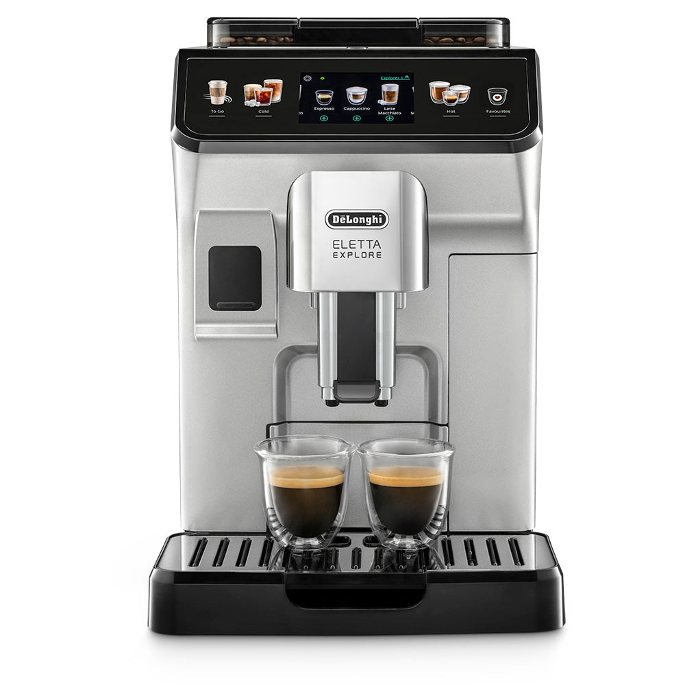 DeLonghi Eletta Explore Hot & Cold Bean-to-Cup Coffee Machine ECAM450.65S