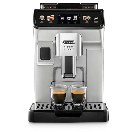 DeLonghi Eletta Explore Hot & Cold Bean-to-Cup Coffee Machine ECAM450.65S