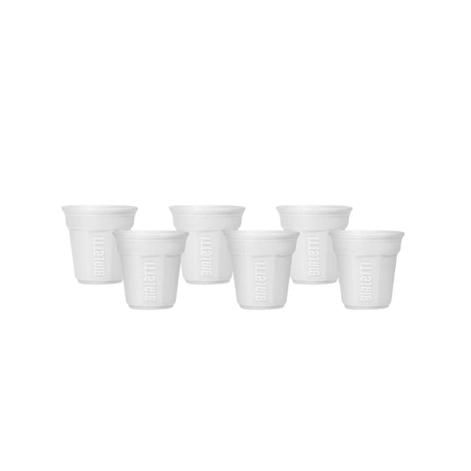 Bialetti Bicchierini Coffee Cups White