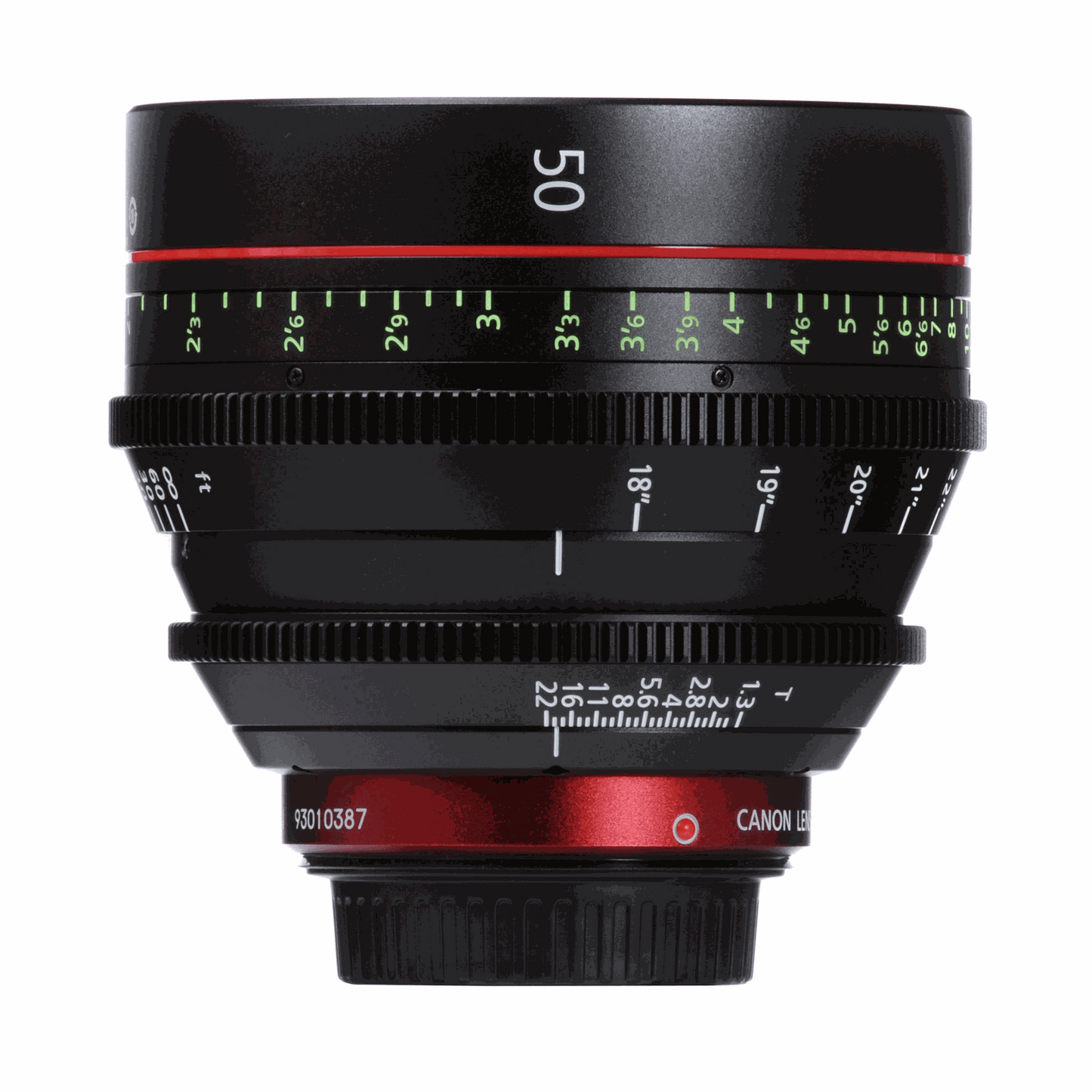Canon CN-E 50mm T1.3 L F Cinema Prime Lens (EF Mount)