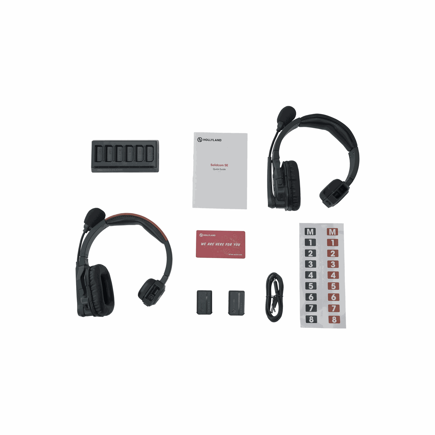 Hollyland Solidcom SE-2S Wireless 2-Person Noise Cancelling Headset Intercom