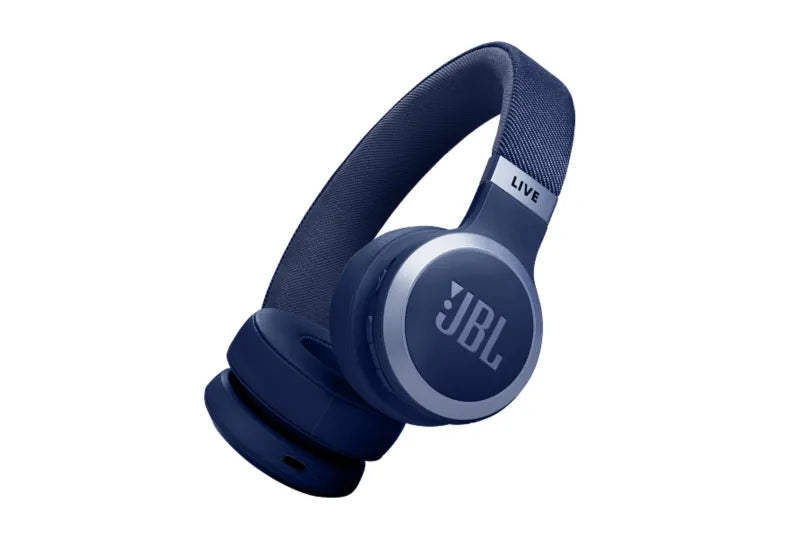 JBL Live 670NC Noise Cancelling On-Ear Headphones Blue