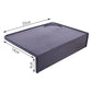 Joe Frex Angled Corner Black silicone Tamping Mat with measurements