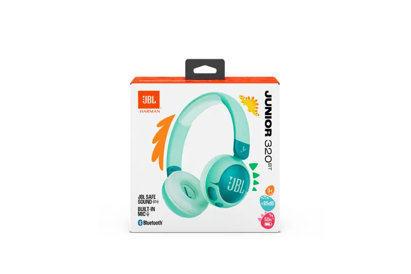 JBL Junior 320BT Wireless On-Ear Kids Headphones Green