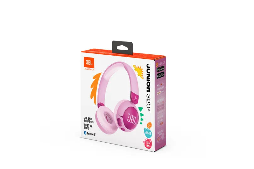 JBL Junior 320BT Wireless On-Ear Kids Headphones Purple