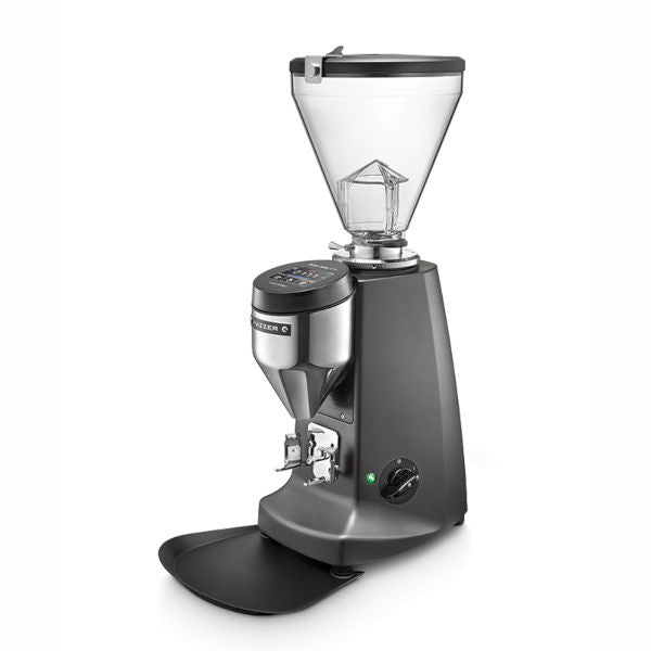 Mazzer Super Jolly V Up On Demand Electronic Commercial Espresso Grinder Black Profile