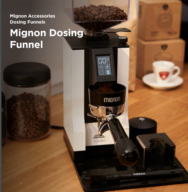 Eureka Mignon Dosing Funnel With Mignon Grinder