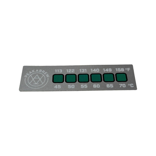 Peakabrew Sticker Thermometer for milk frothing
