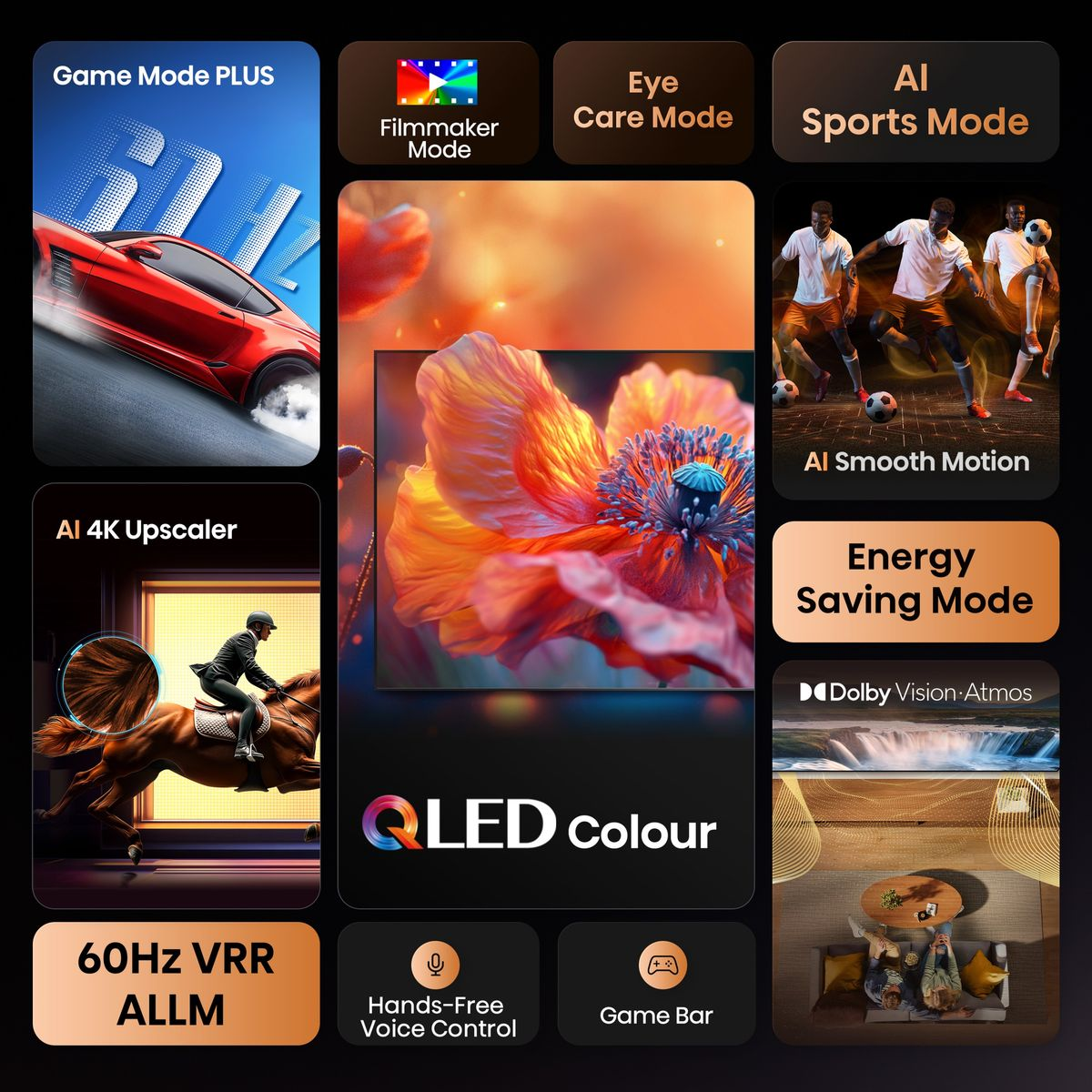 Hisense 85Q6Q 85 Inch 4K Smart QLED TV with Quantum Dot & Dolby Vision (Each)