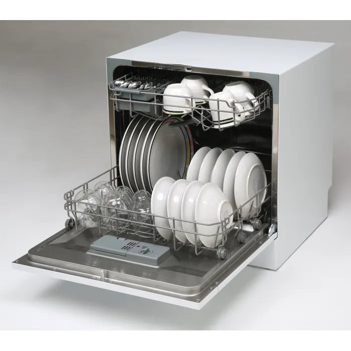 Swan 8 Place Countertop Dishwasher White SDW8W