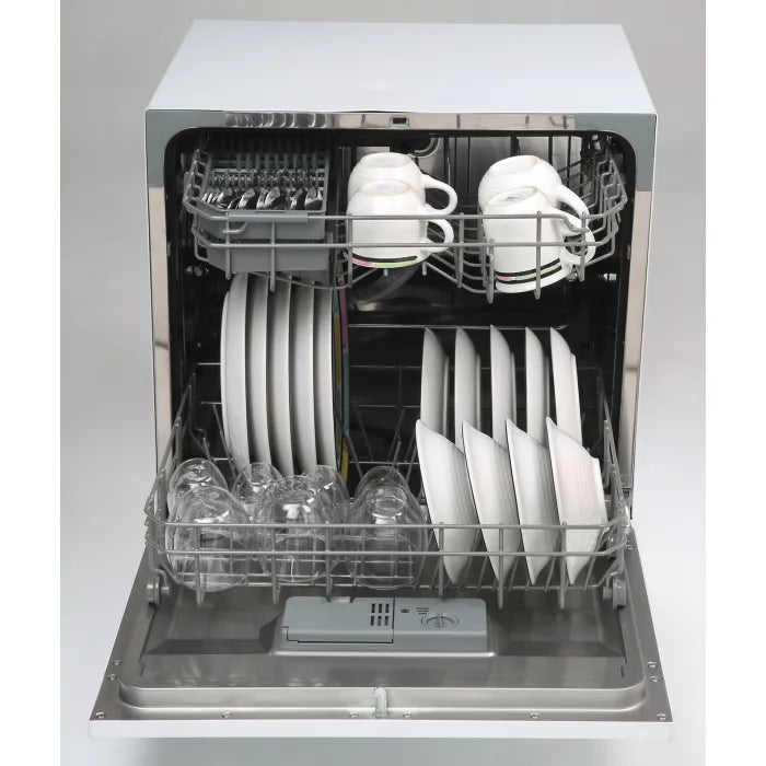 Swan 8 Place Countertop Dishwasher White SDW8W