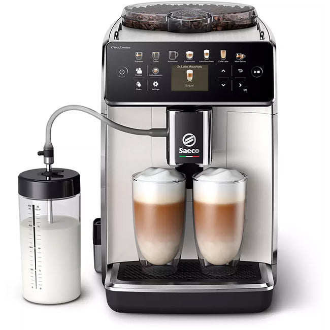 Philips Saeco GranAroma Fully Automatic White Espresso Machine SM6580/20