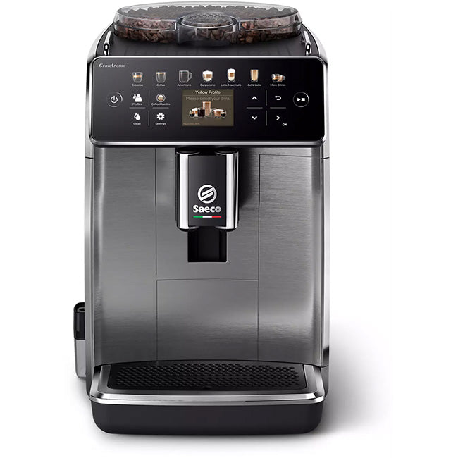 Philips Saeco GranAroma Fully Automatic Black Espresso Machine SM6585/00