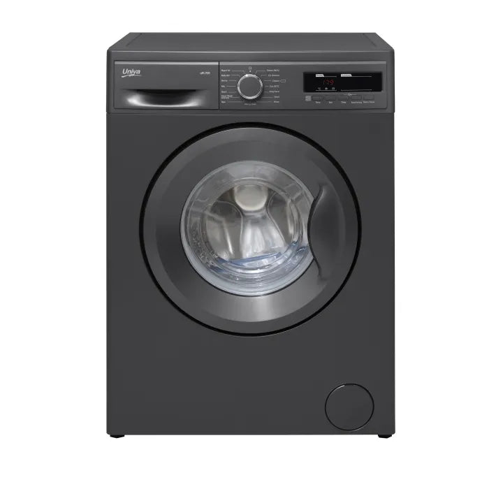Univa 7kg Front Loader Washing Machine Dark Grey UFL701