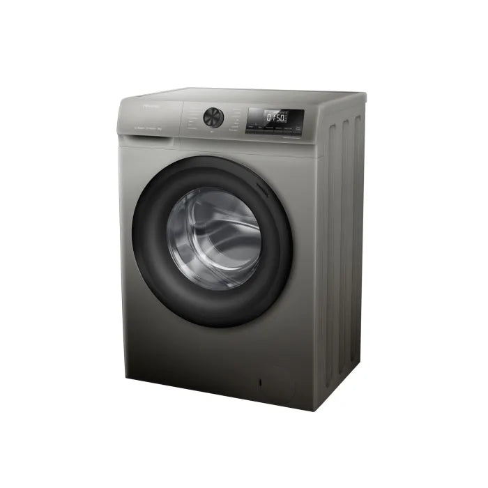 Hisense 8kg Front Loader Washing Machine Grey Titanium WFQP8012VMT